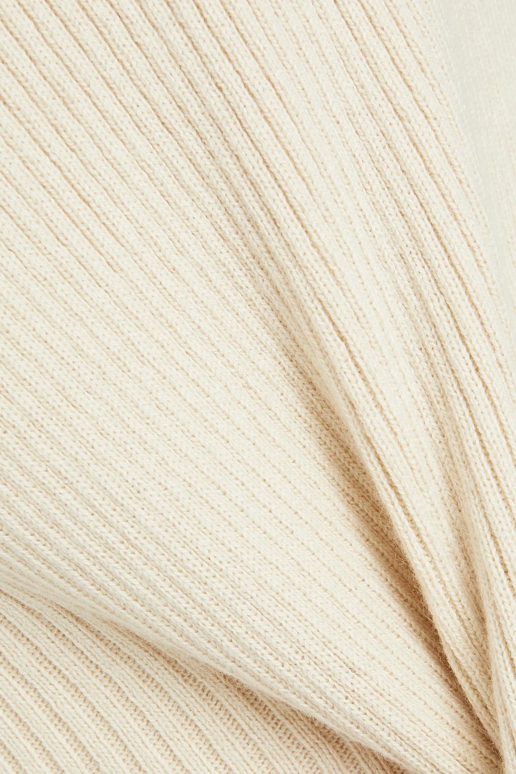 SIMKHAI Ribbed cotton and cashmere-blend tank