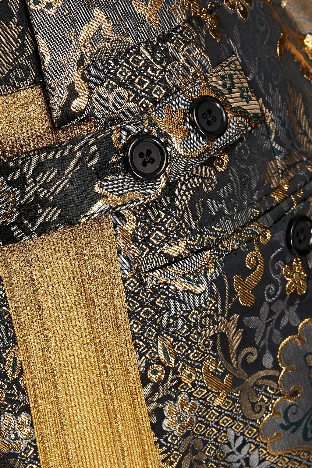 DOLCE & GABBANA Tapered metallic jacquard pants