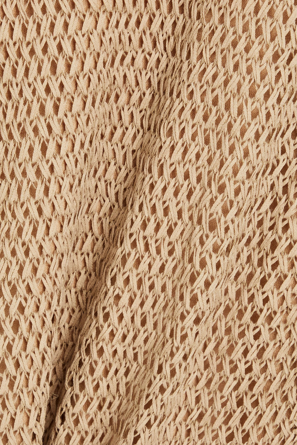 By Malene Birger Evine Maxikleid Aus Lochstrick In Sand