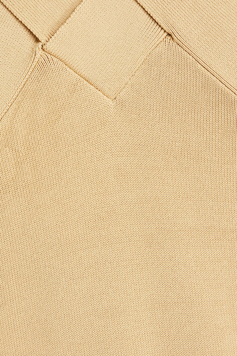 By Malene Birger Sonya Stretch-knit Top In Beige