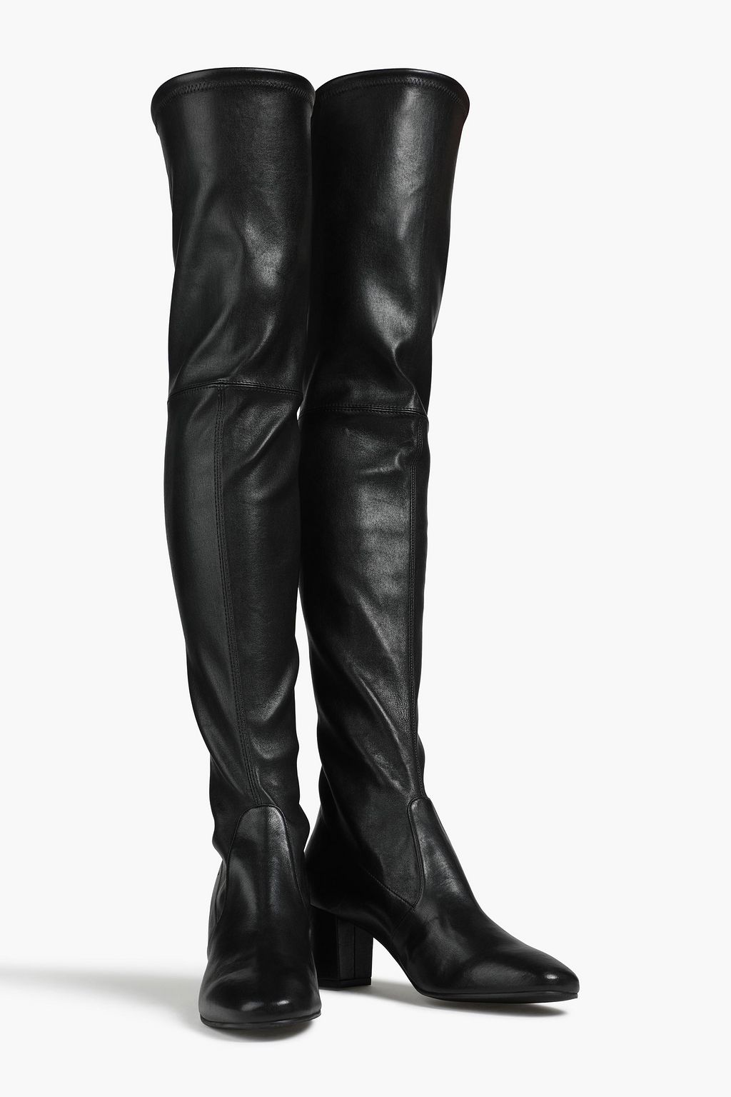 STUART WEITZMAN Genna 60 leather thigh boots