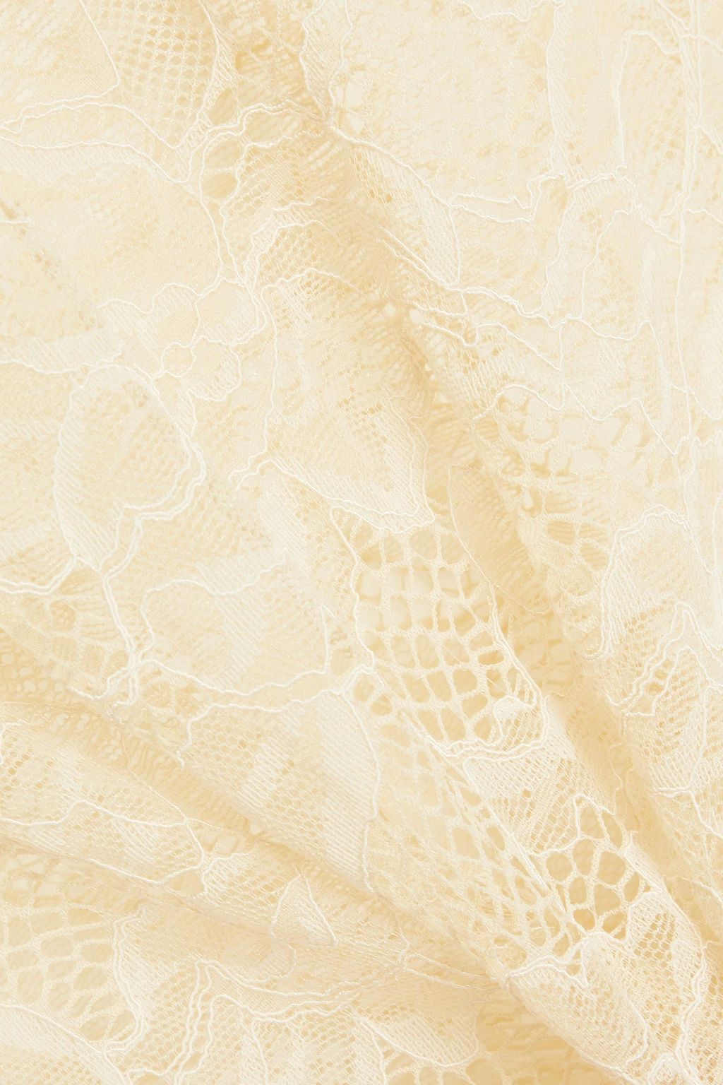 SIMKHAI Cassandra stretch-lace turtleneck top