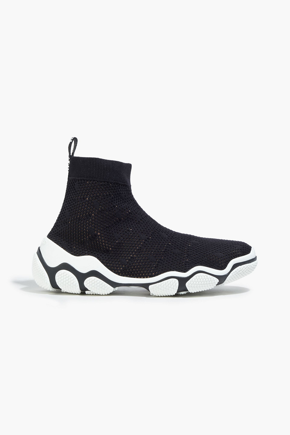 RED(V) Mesh high-top sneakers