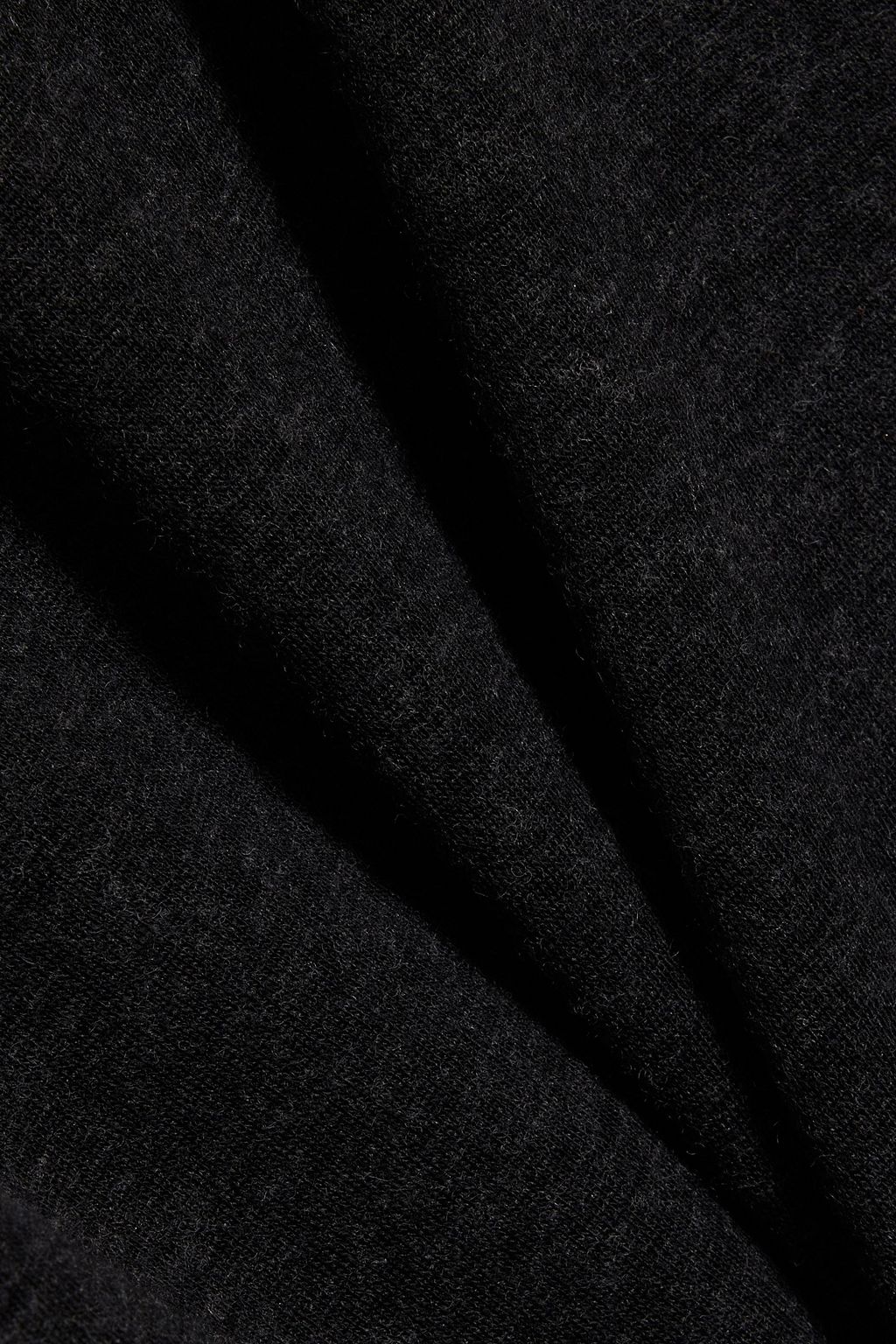 GANNI Mélange brushed Lyocell-blend jersey bodysuit