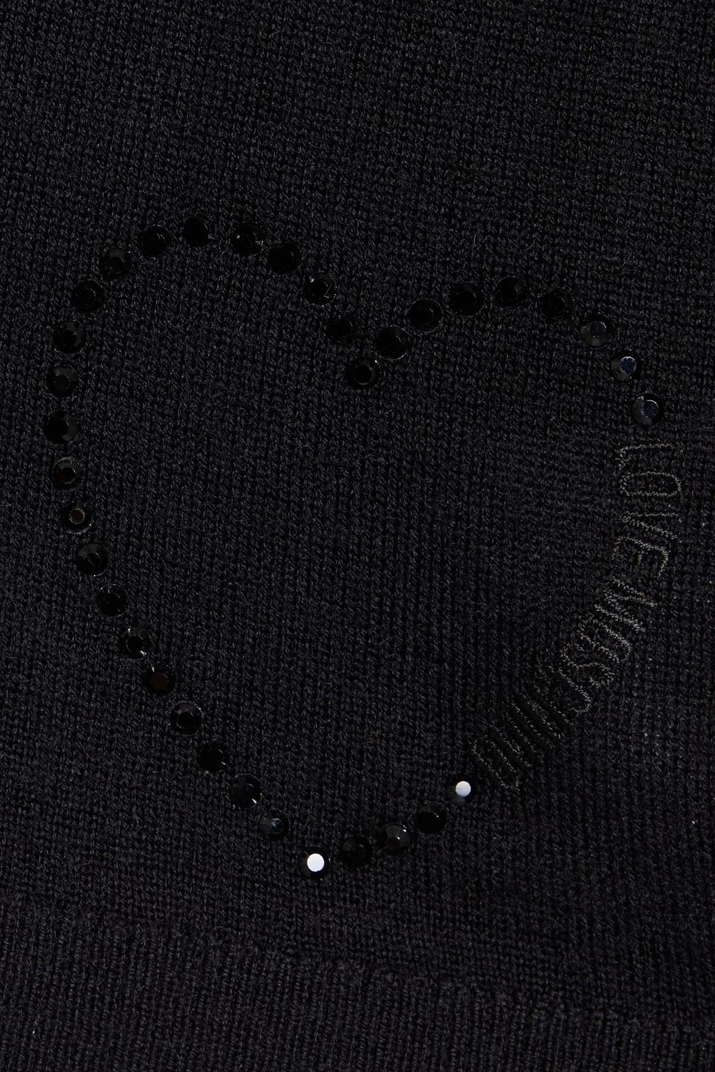 LOVE MOSCHINO Embellished wool-blend cardigan