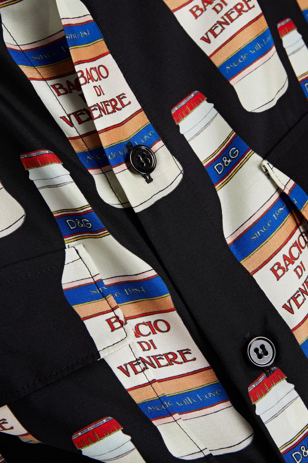 DOLCE & GABBANA Printed silk shirt