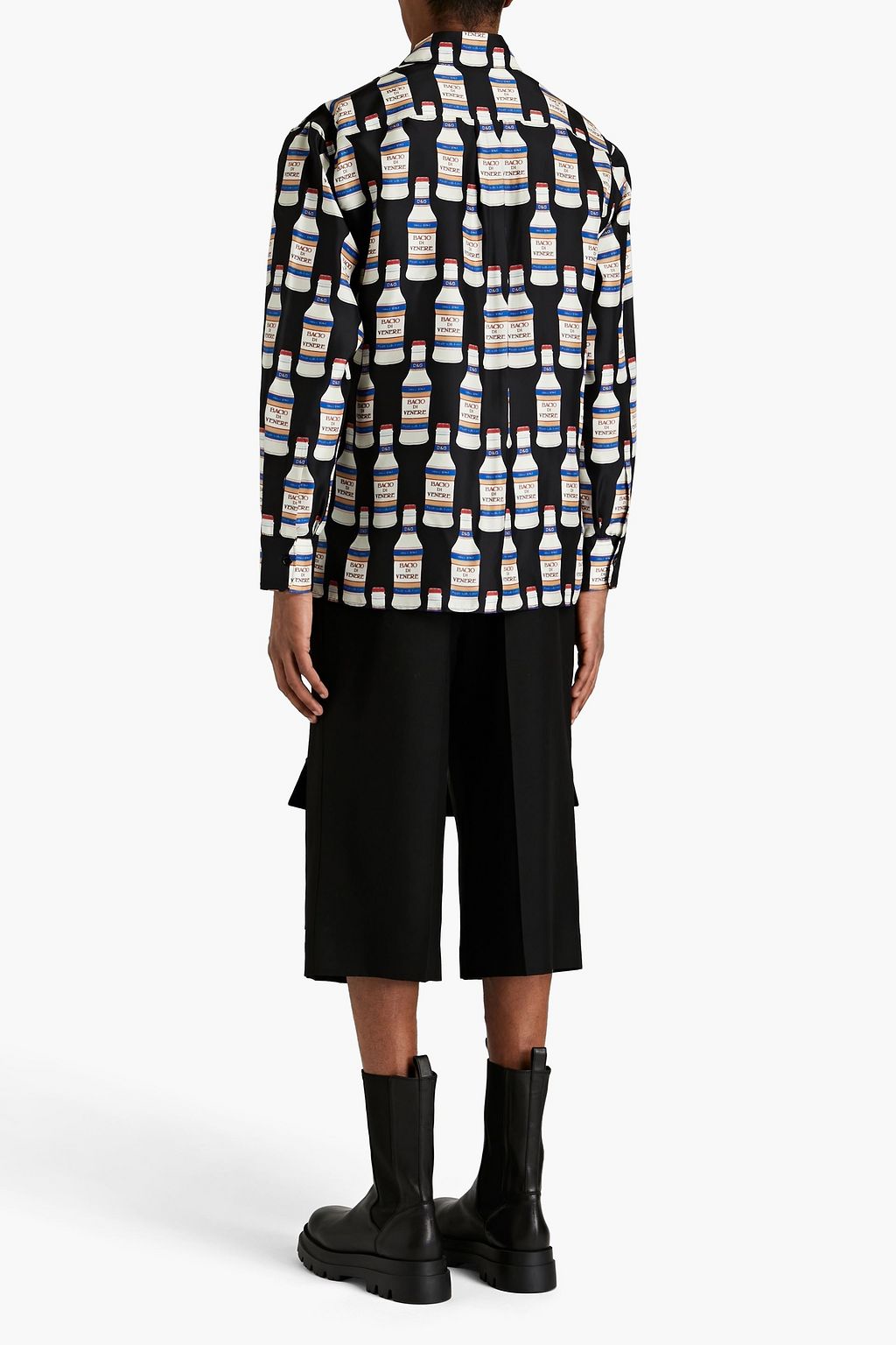 DOLCE & GABBANA Printed silk shirt