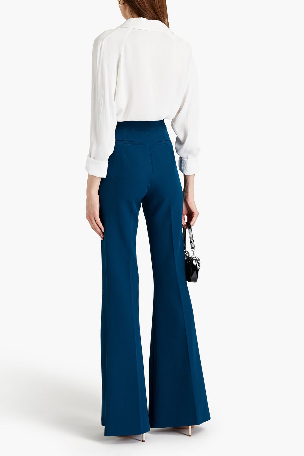 SAFIYAA Crepe flared pants