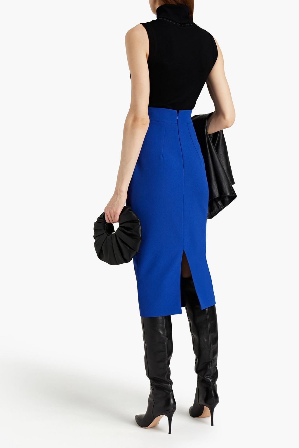 SAFIYAA Hokuku stretch-crepe pencil skirt