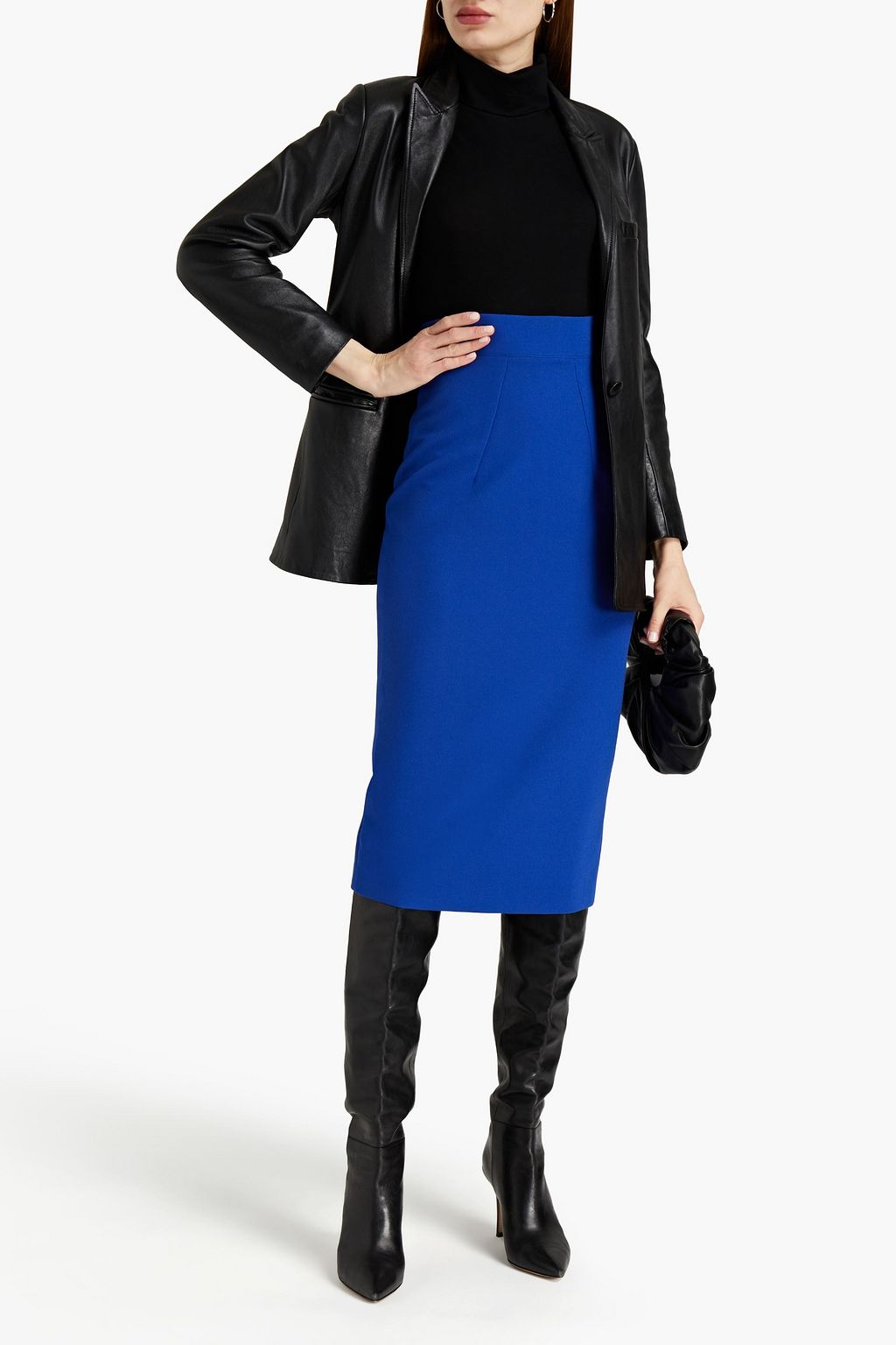 SAFIYAA Hokuku stretch-crepe pencil skirt