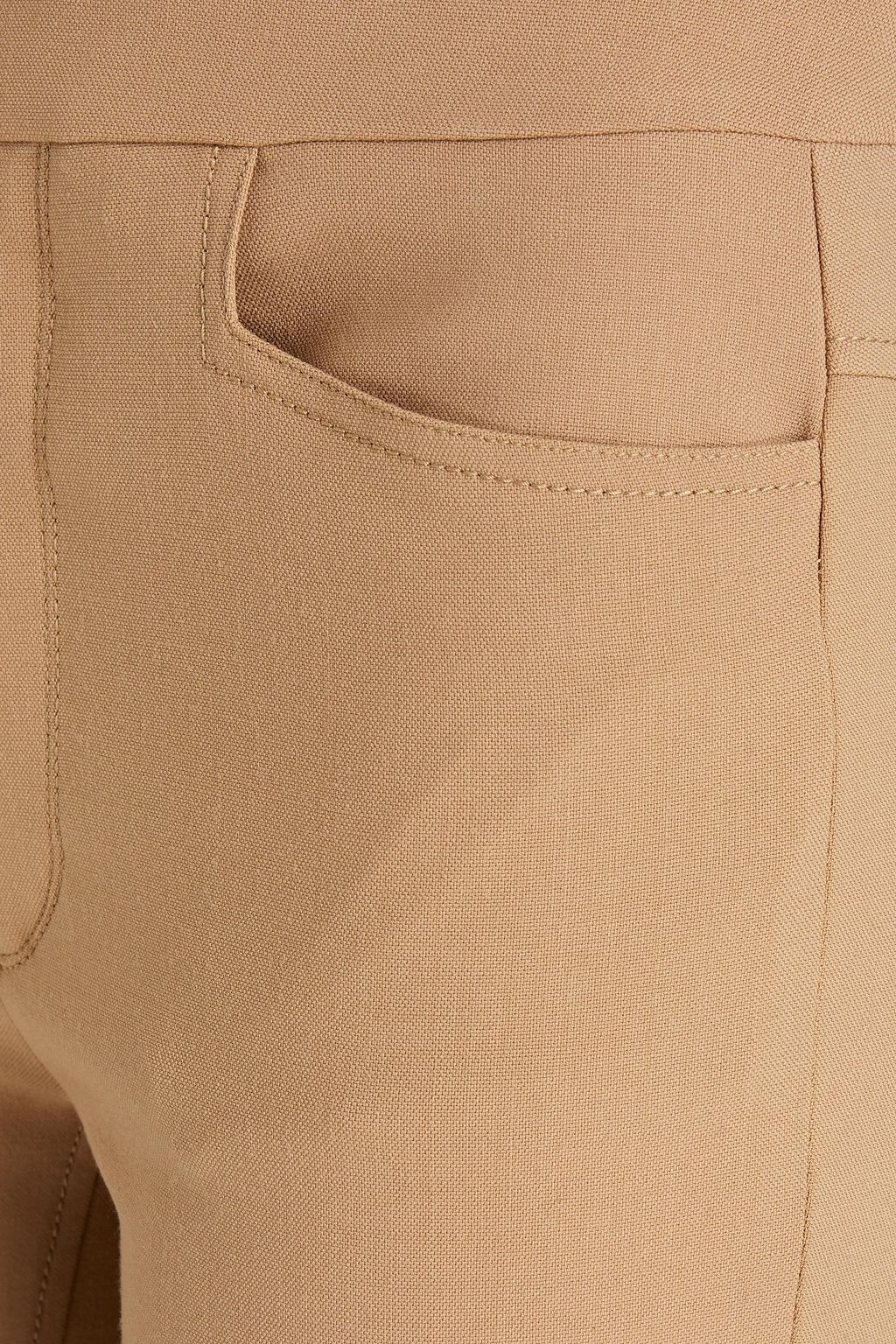 CHLOÉ Cropped stretch-wool skinny pants