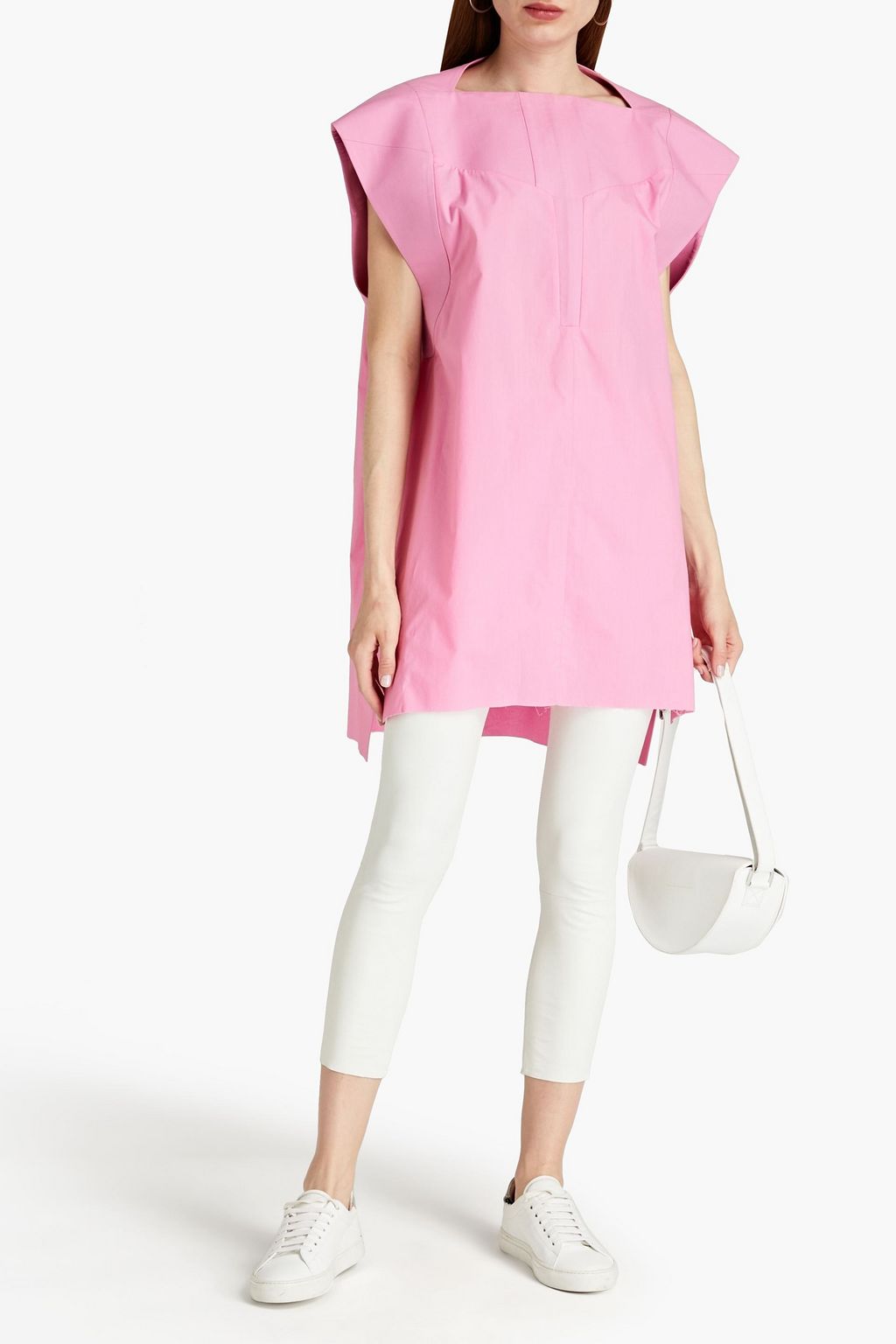 RICK OWENS Kuntrol oversized cotton-poplin tunic