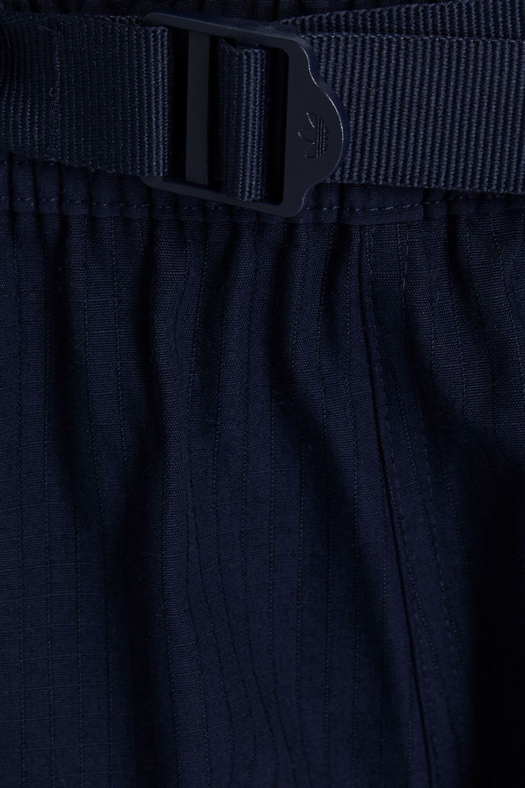 ADIDAS ORIGINALS Logo-appliquéd belted cotton track pants
