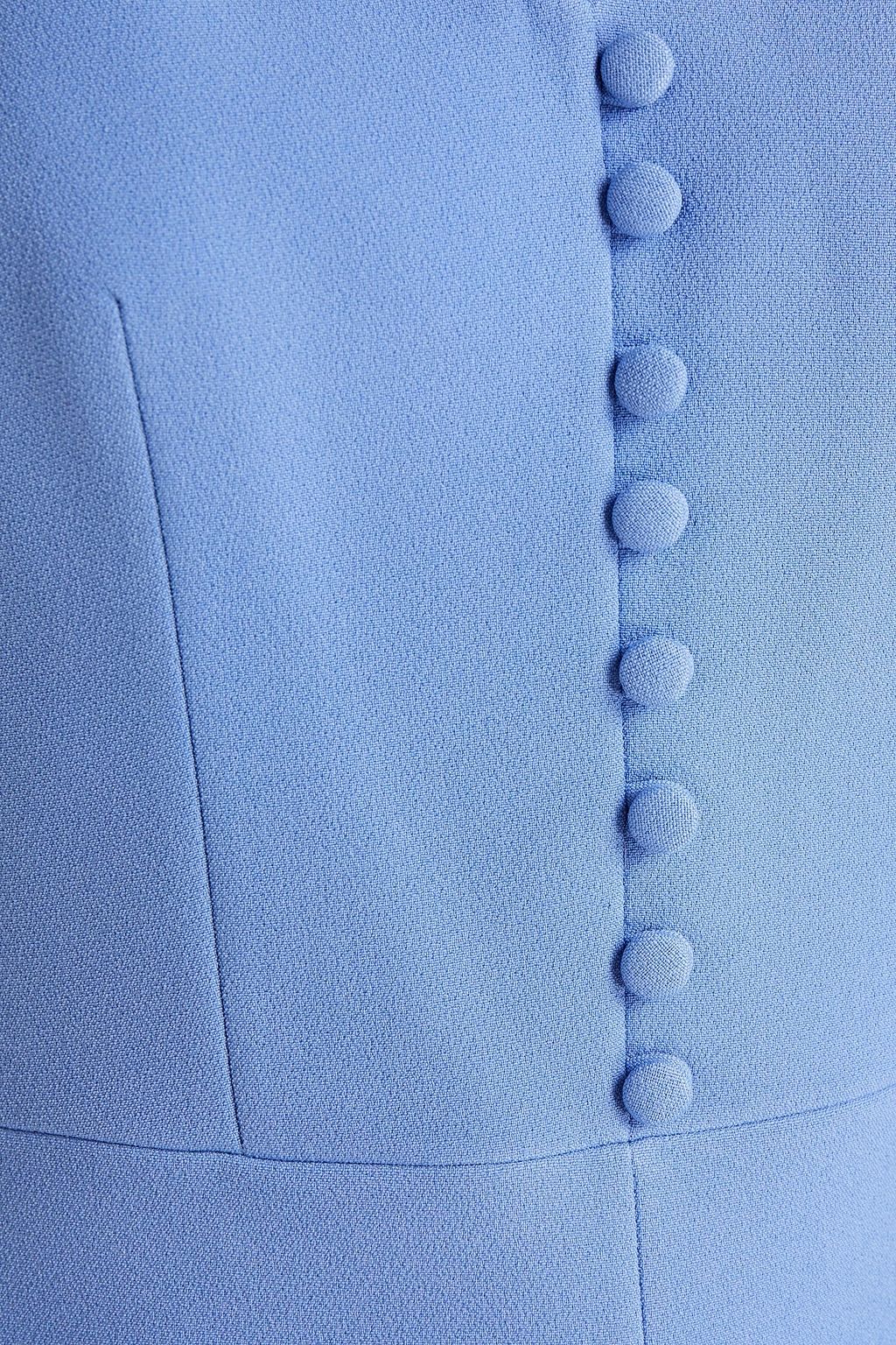 SAFIYAA Rita button-embellished crepe top
