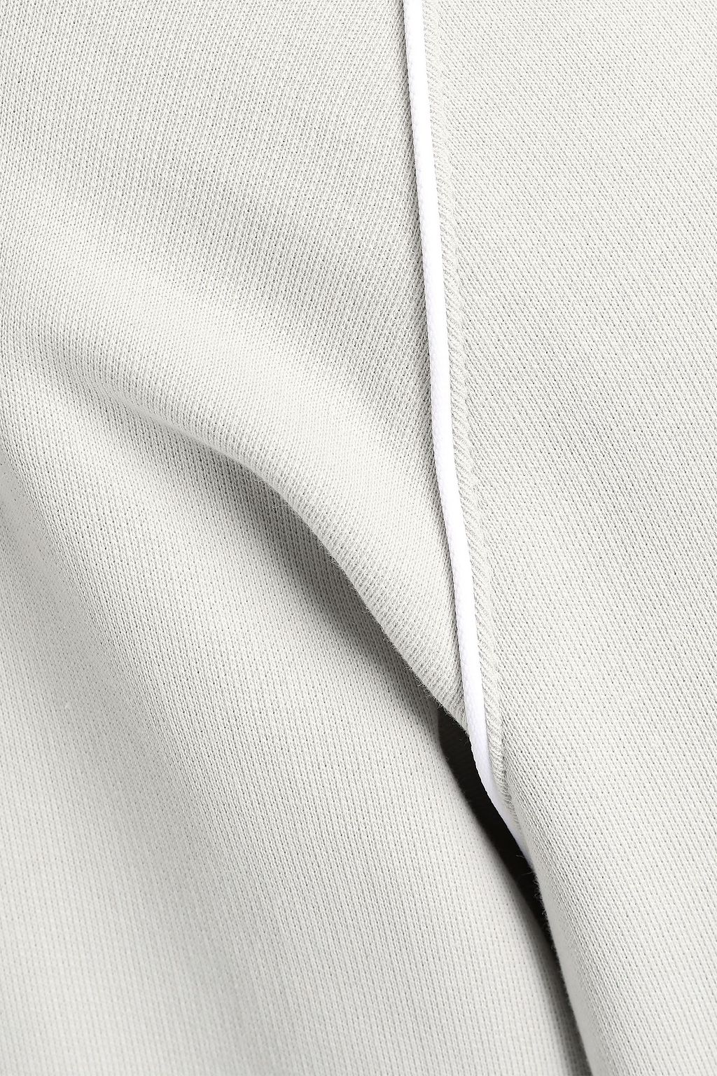 HELMUT LANG Printed French cotton-terry hoodie