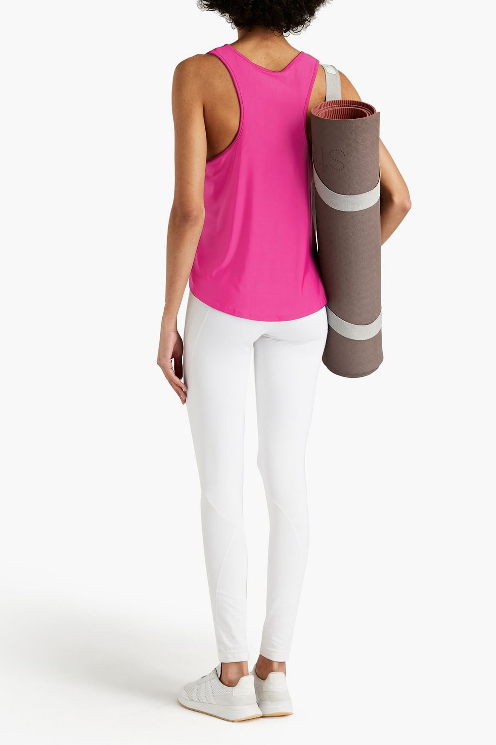 HEROINE SPORT Tulip asymmetric stretch-jersey tank