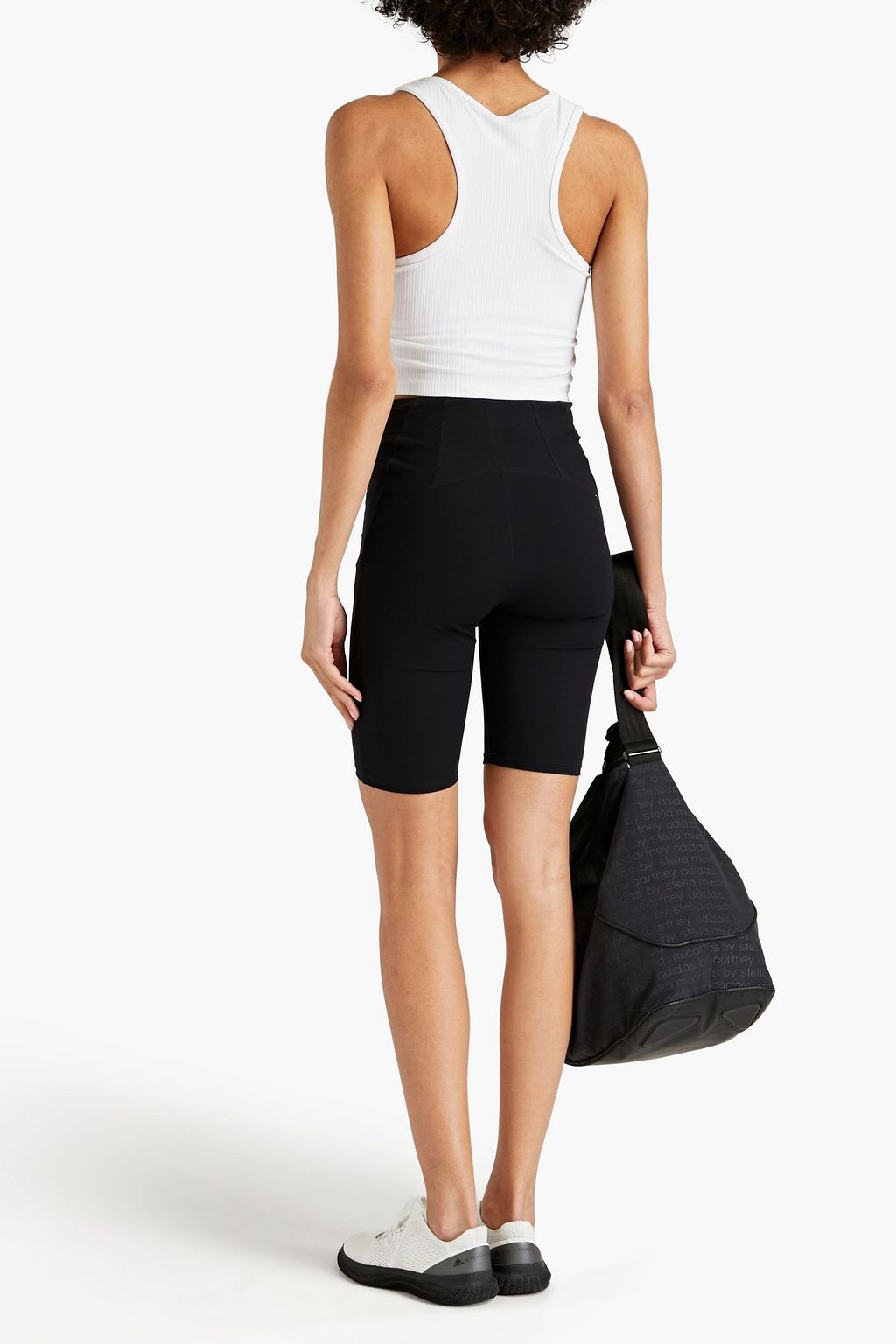 HEROINE SPORT Cropped ribbed-jersey tank
