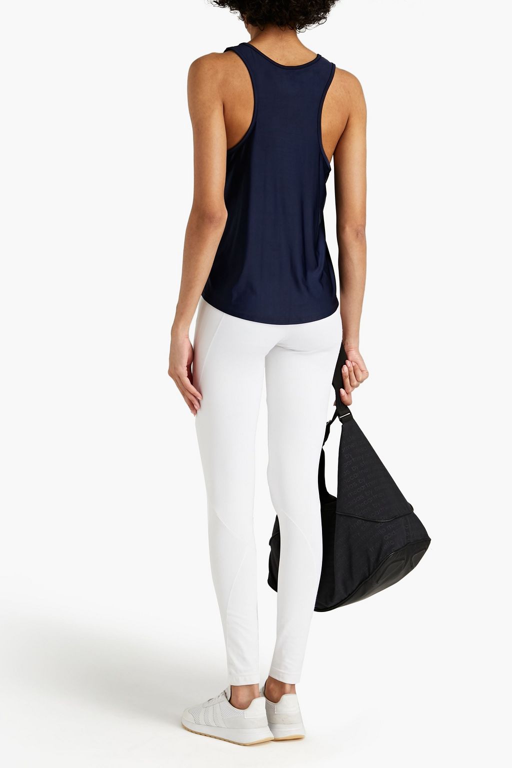 HEROINE SPORT Tulip asymmetric stretch-jersey tank