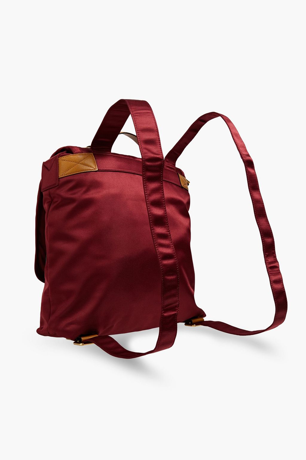 MARC JACOBS レザートリム スタッズ付き ツイル バックパック