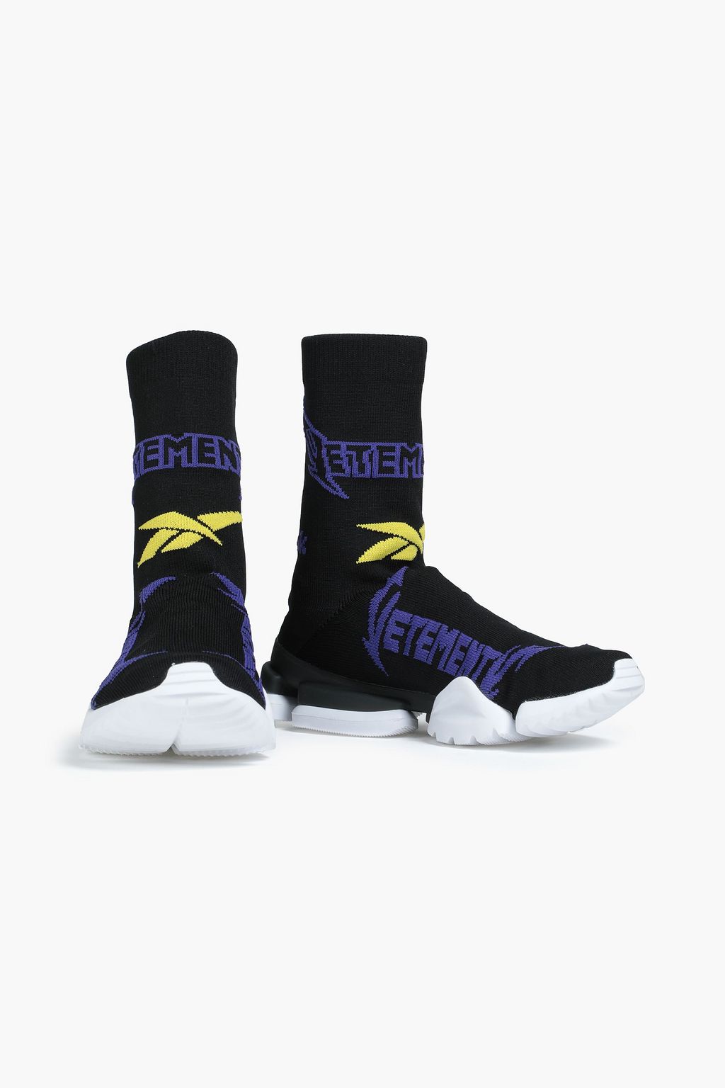 REEBOK x VETEMENTS 인타르시아 니트 삭 부츠