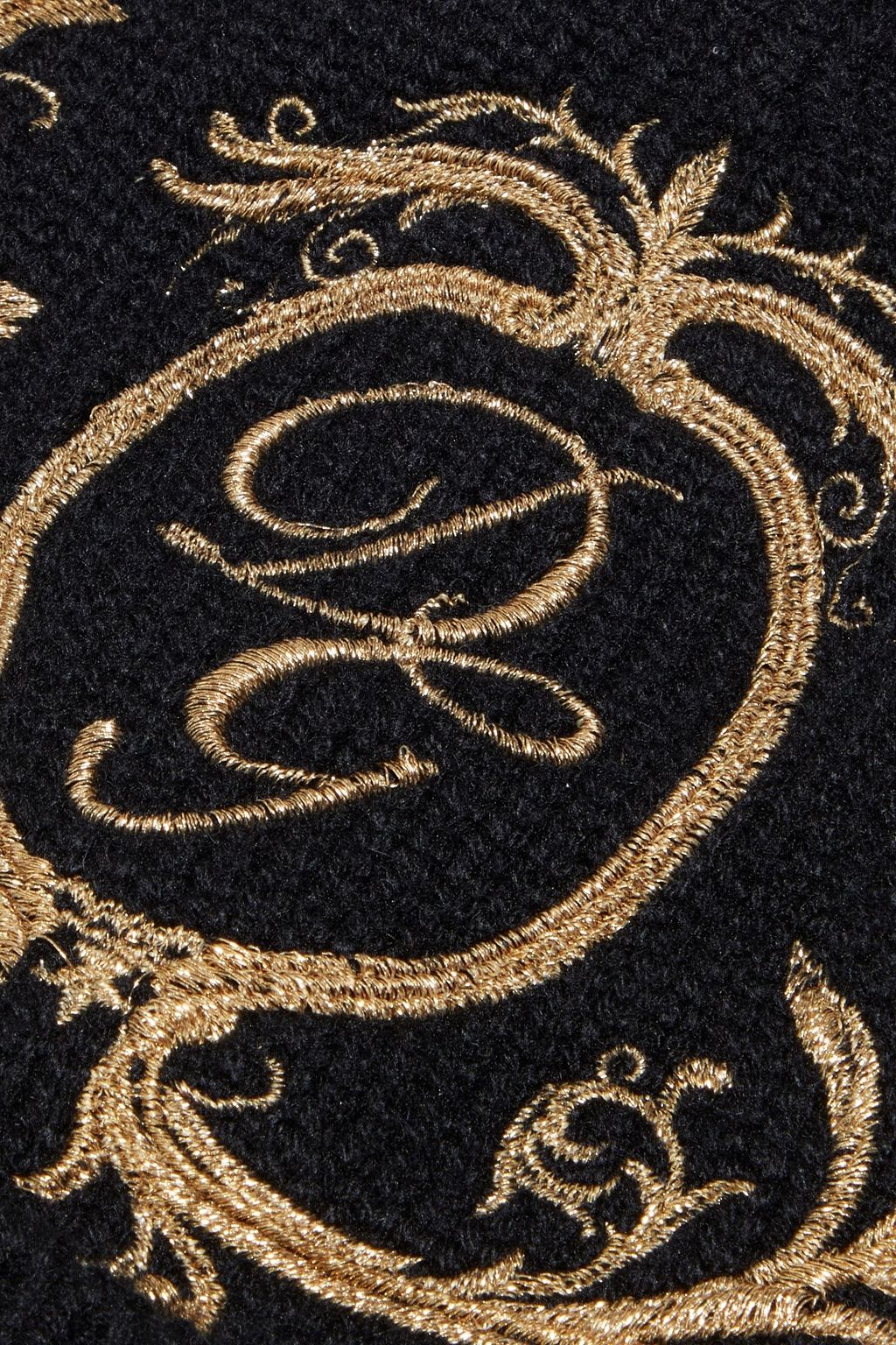 DOLCE&GABBANA Embroidered cashmere beanie