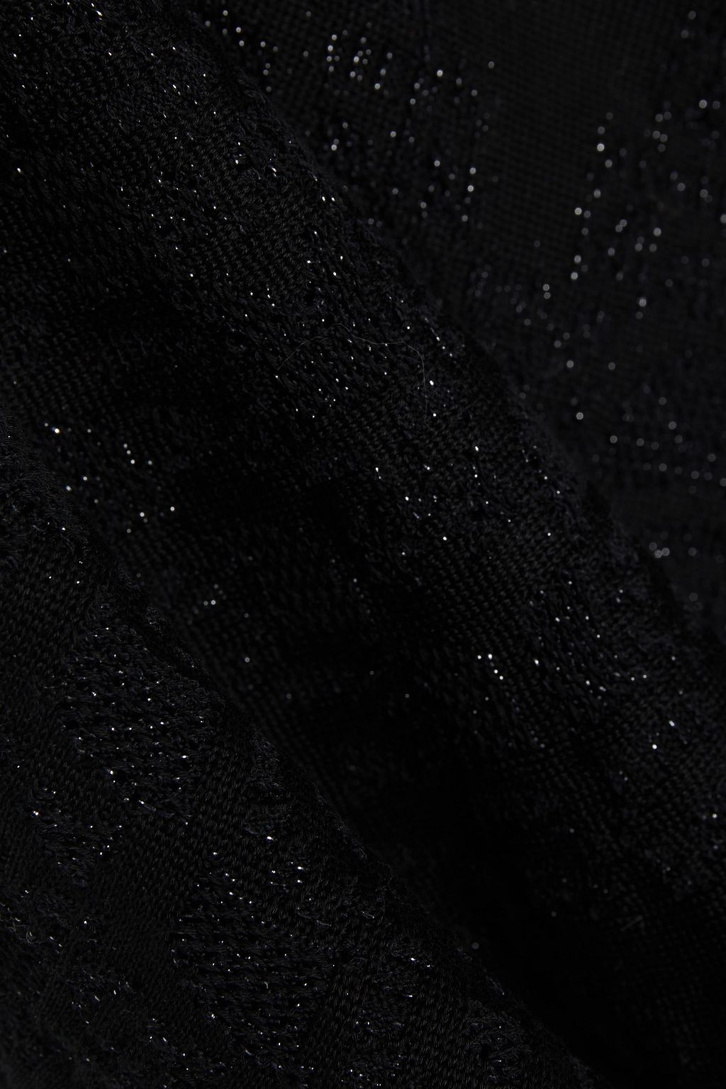 ROBERTO CAVALLI Jacquard-knit cotton-blend dress