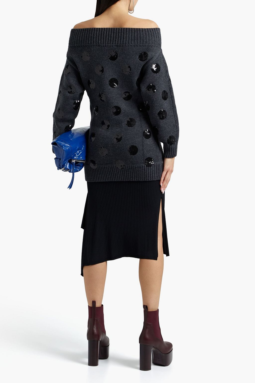 MONSE Sequin-embellished merino wool sweater