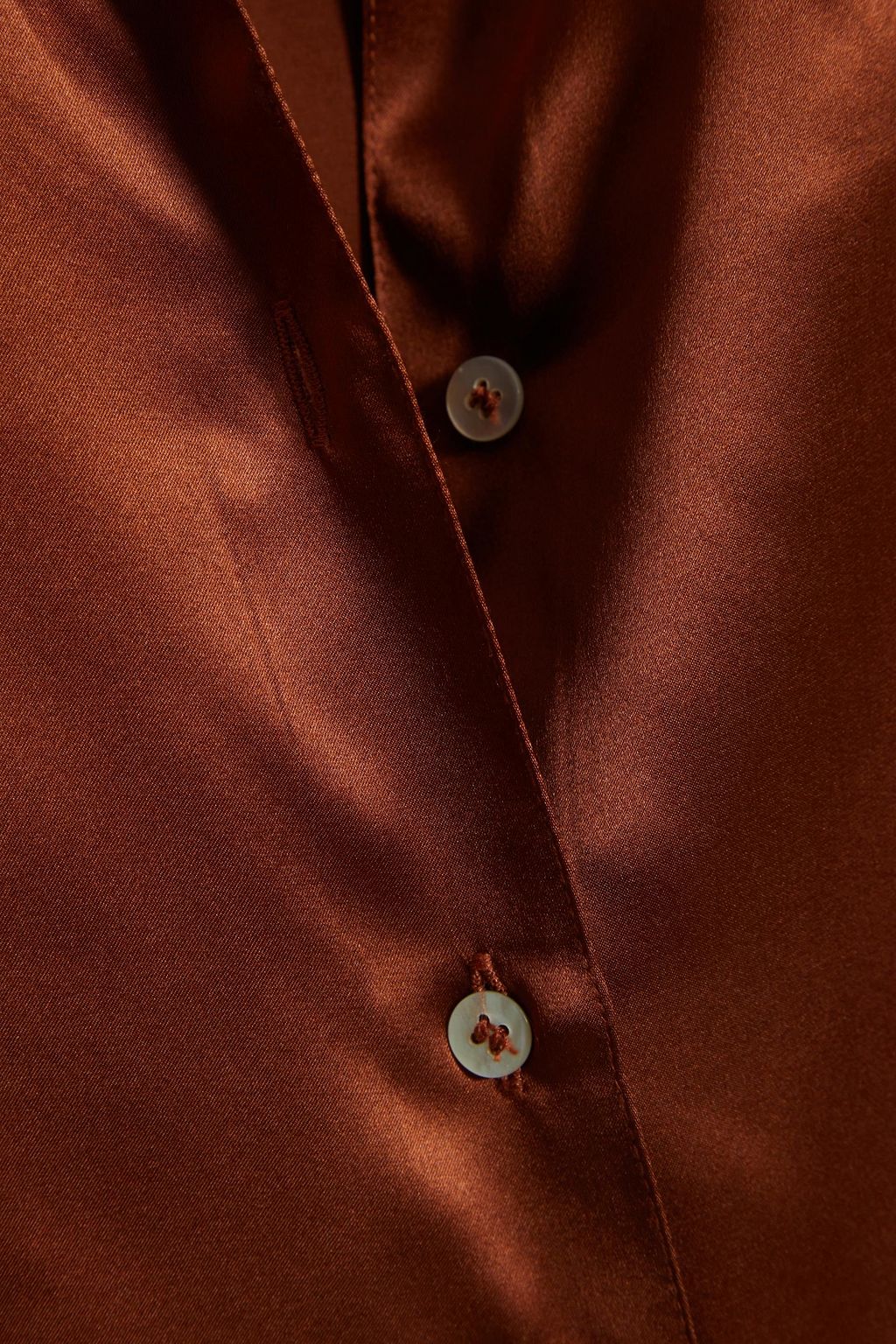 OFFICINE GÉNÉRALE Silk-satin shirt