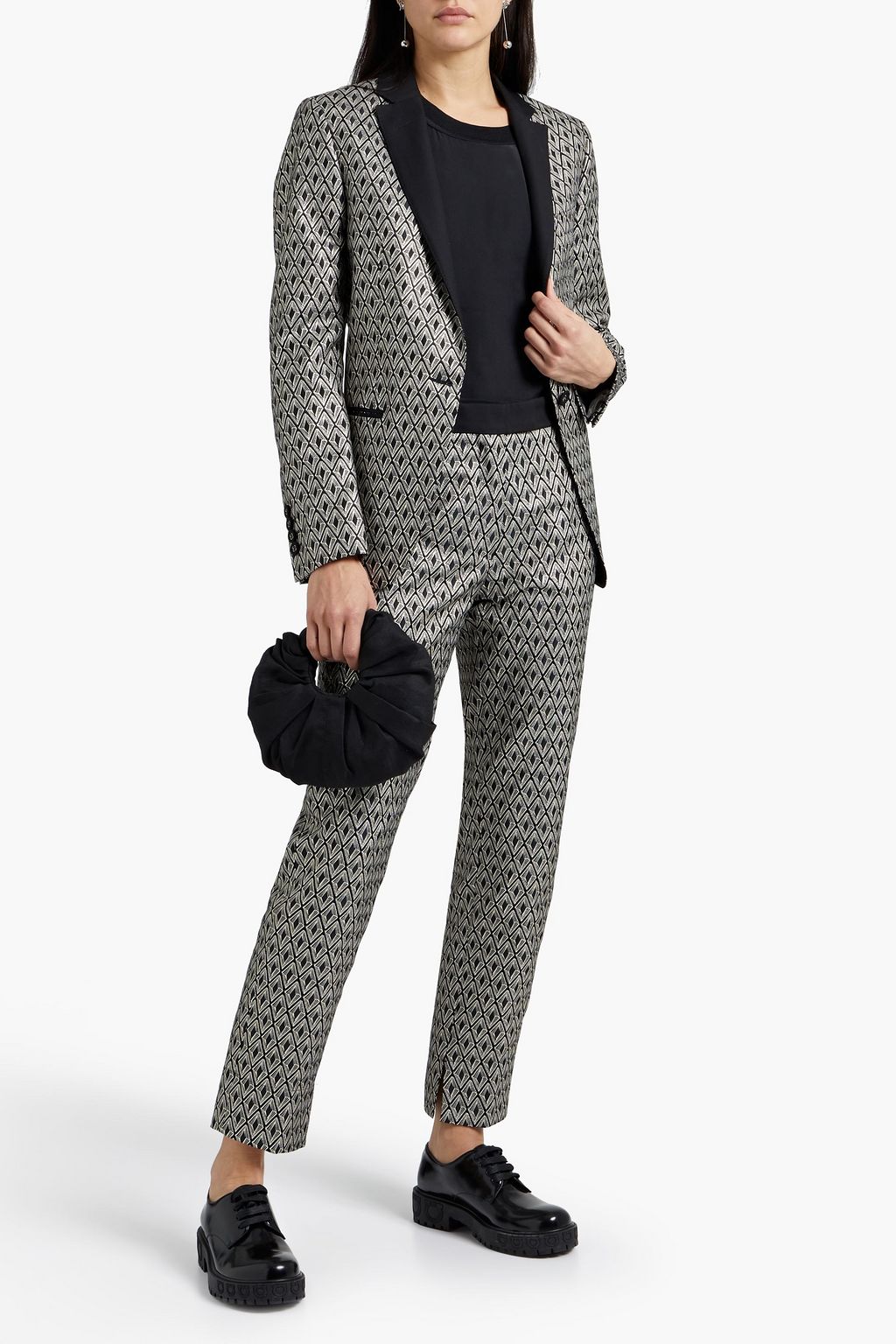 OFFICINE GÉNÉRALE Vanessa metallic jacquard blazer