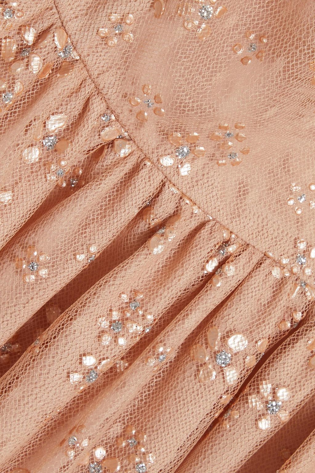 REDVALENTINO فستان سهرة من التول مزيّن بزخارف