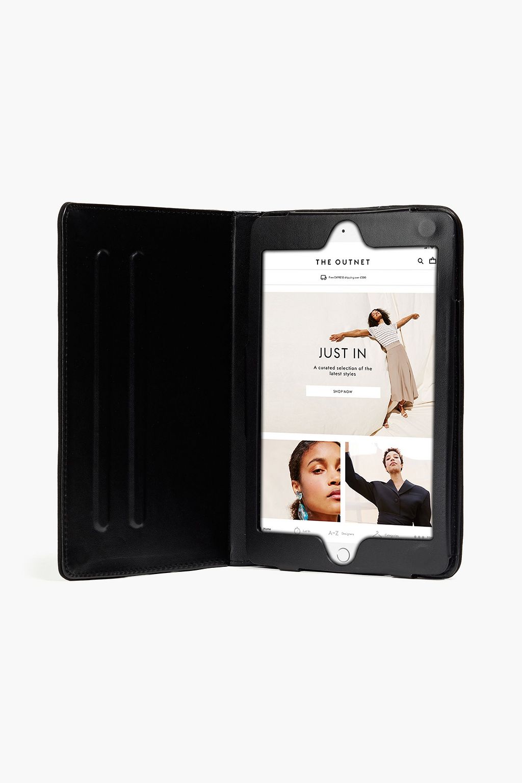 MARC JACOBS Embossed canvas tablet case