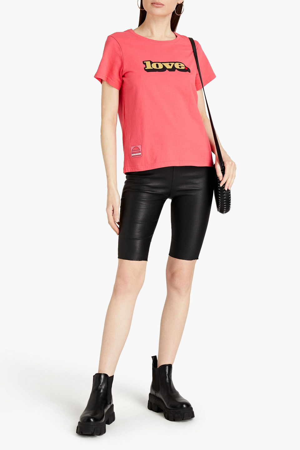 Marc Jacobs Printed Cotton-jersey T-shirt In Pink