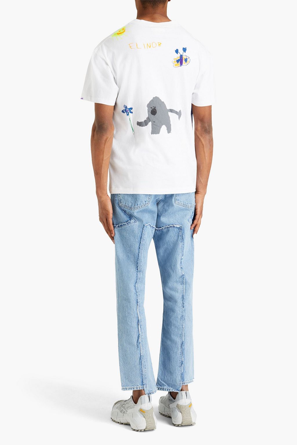 VETEMENTS Painted cotton-jersey T-shirt