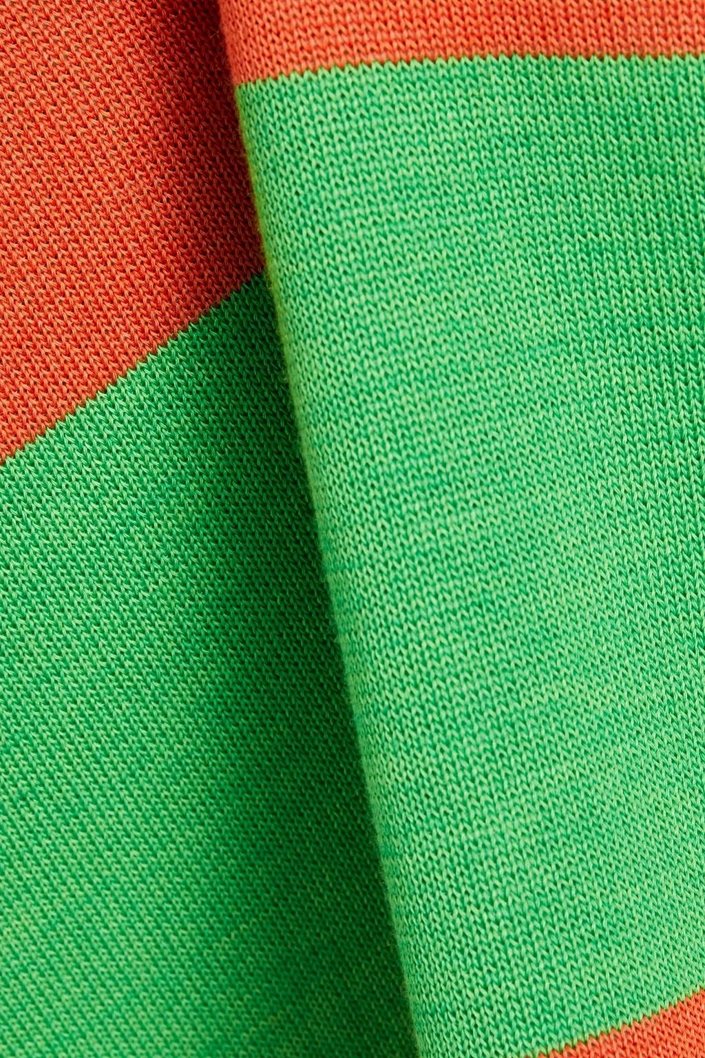 MARC JACOBS Striped jersey polo shirt