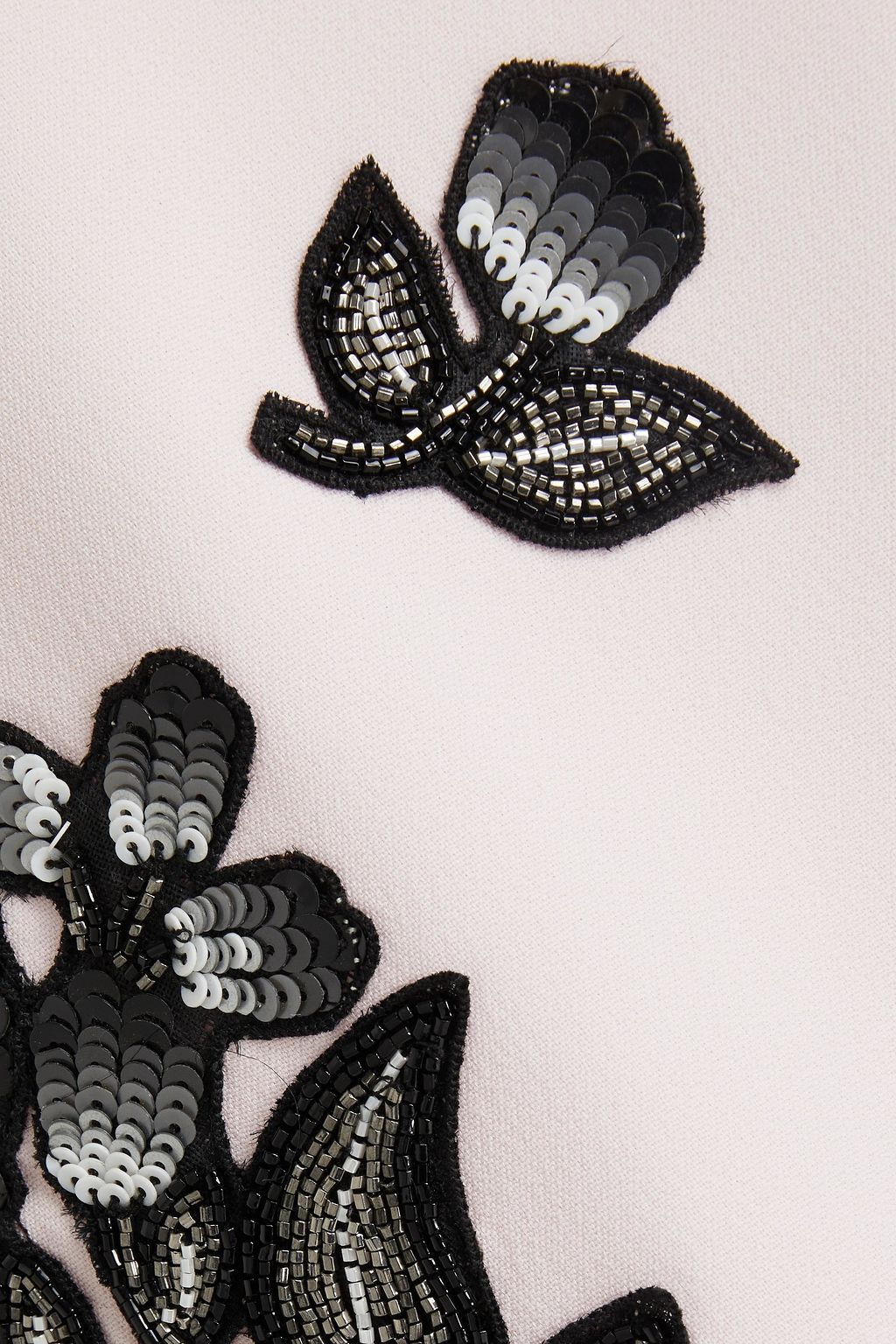 ANDREW GN Embellished cady mini dress