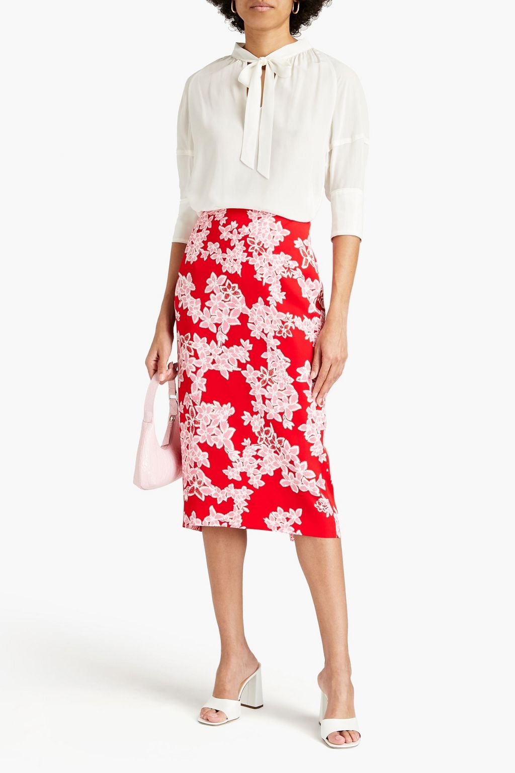 DIANE VON FURSTENBERG Lynn silk crepe de chine blouse