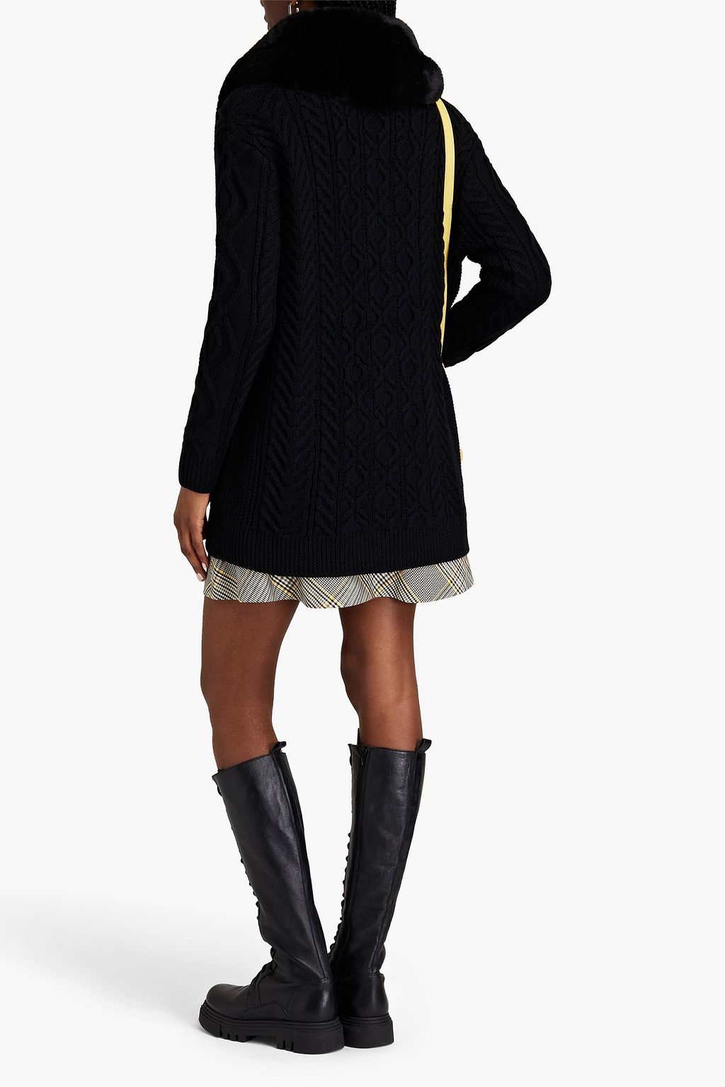 MARC JACOBS Cable-knit wool cardigan