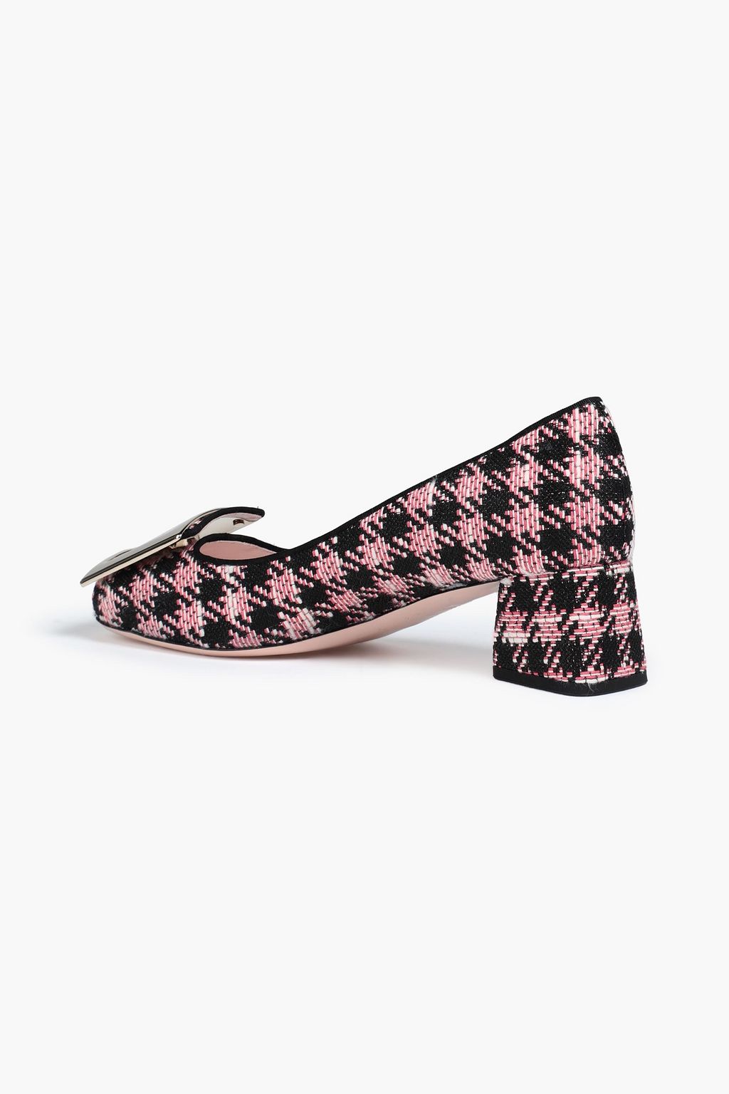 ROGER VIVIER Tres Vivier houndstooth tweed pumps