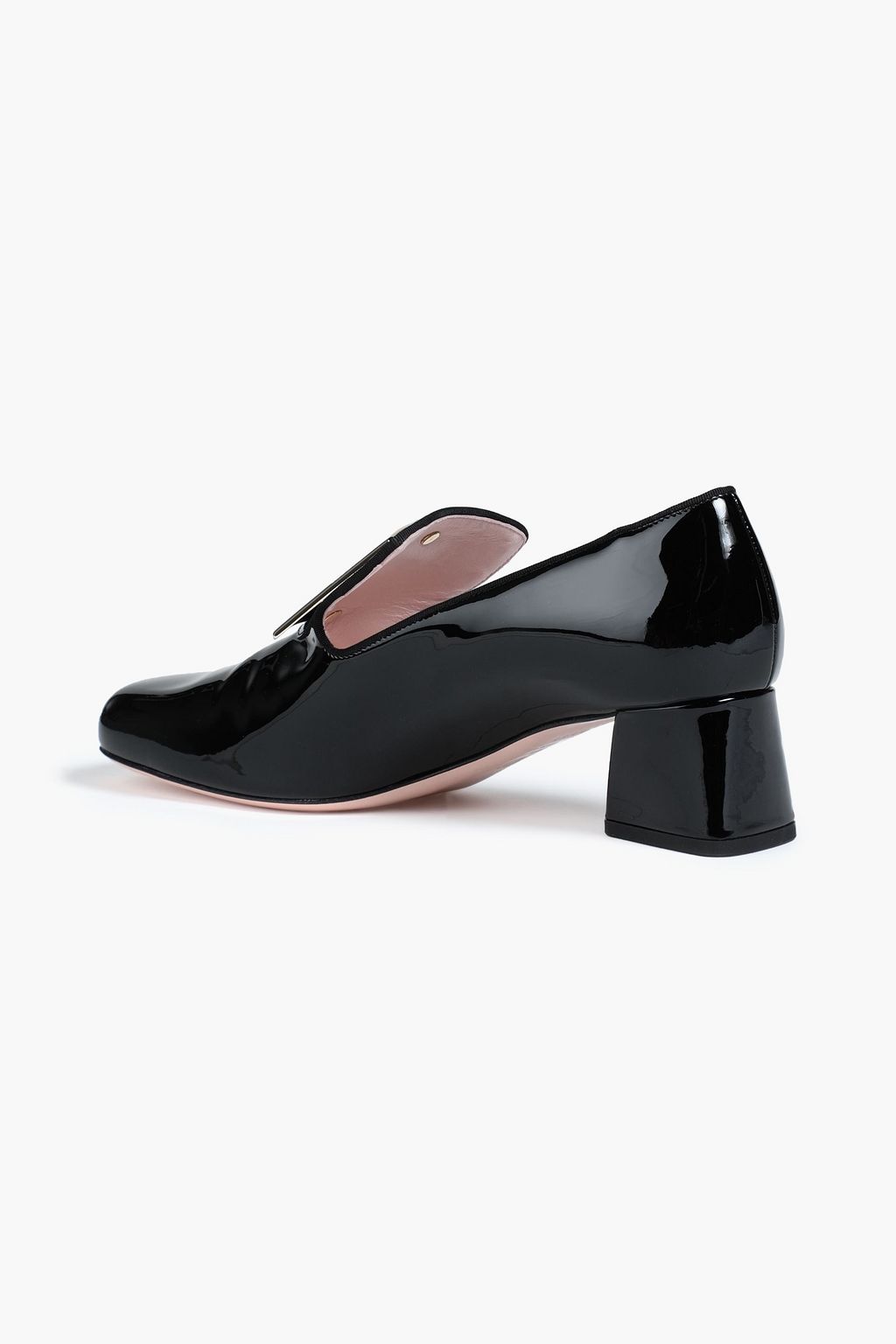 ROGER VIVIER Tres Vivier glossed-leather pumps