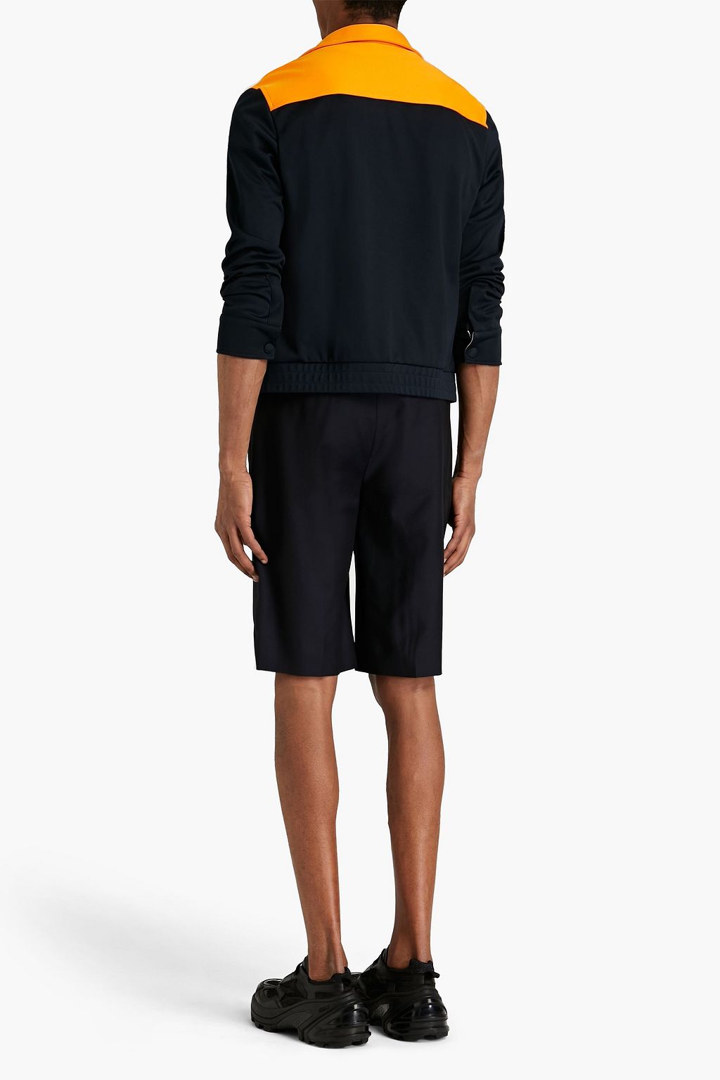 VALENTINO Two-tone jersey track jacket