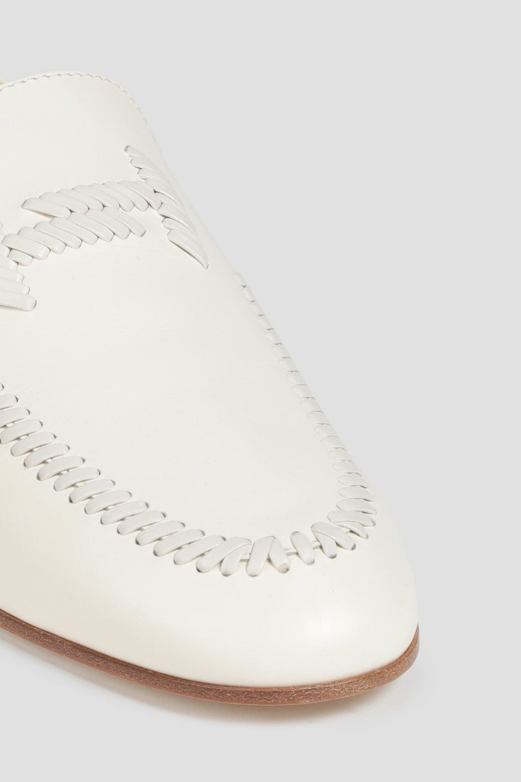 TOD'S Whipstitched leather loafers