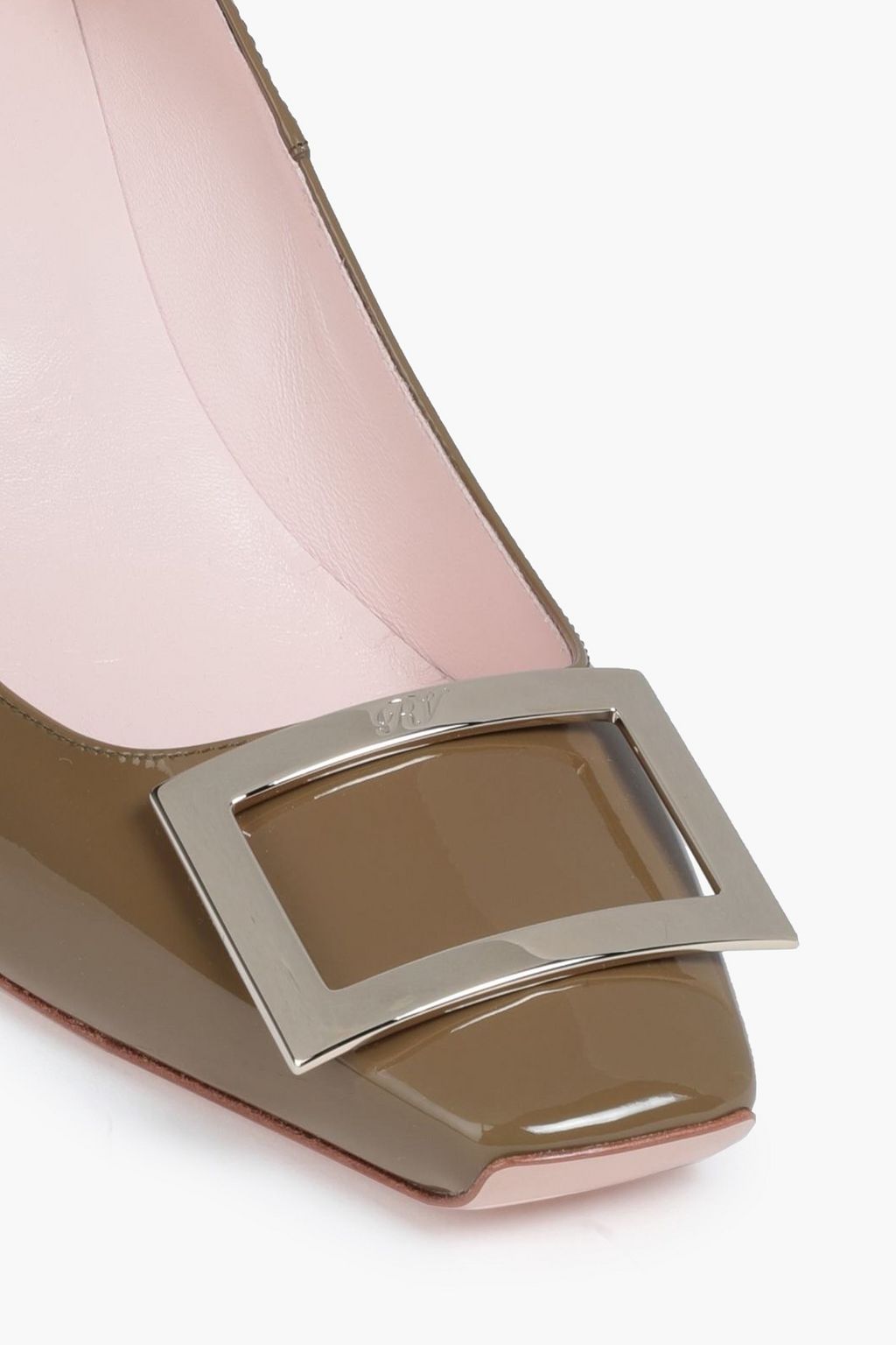 ROGER VIVIER Embellished patent-leather pumps