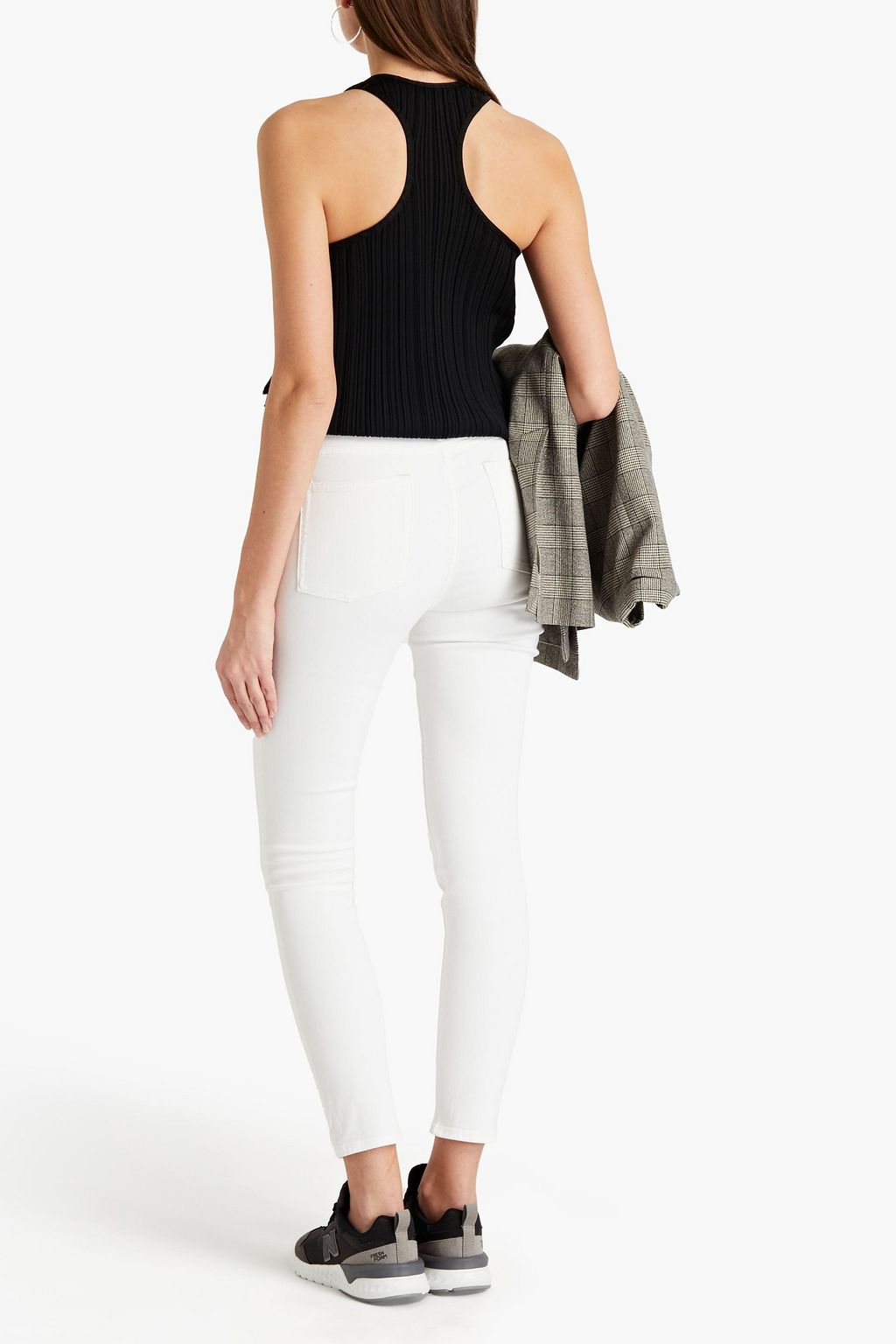 ACNE STUDIOS BLÅ KONST Climb faded mid-rise skinny jeans