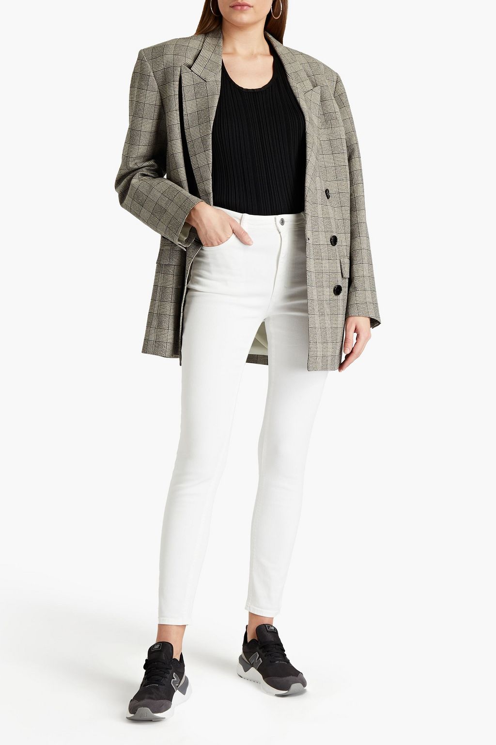 ACNE STUDIOS BLÅ KONST Climb faded mid-rise skinny jeans