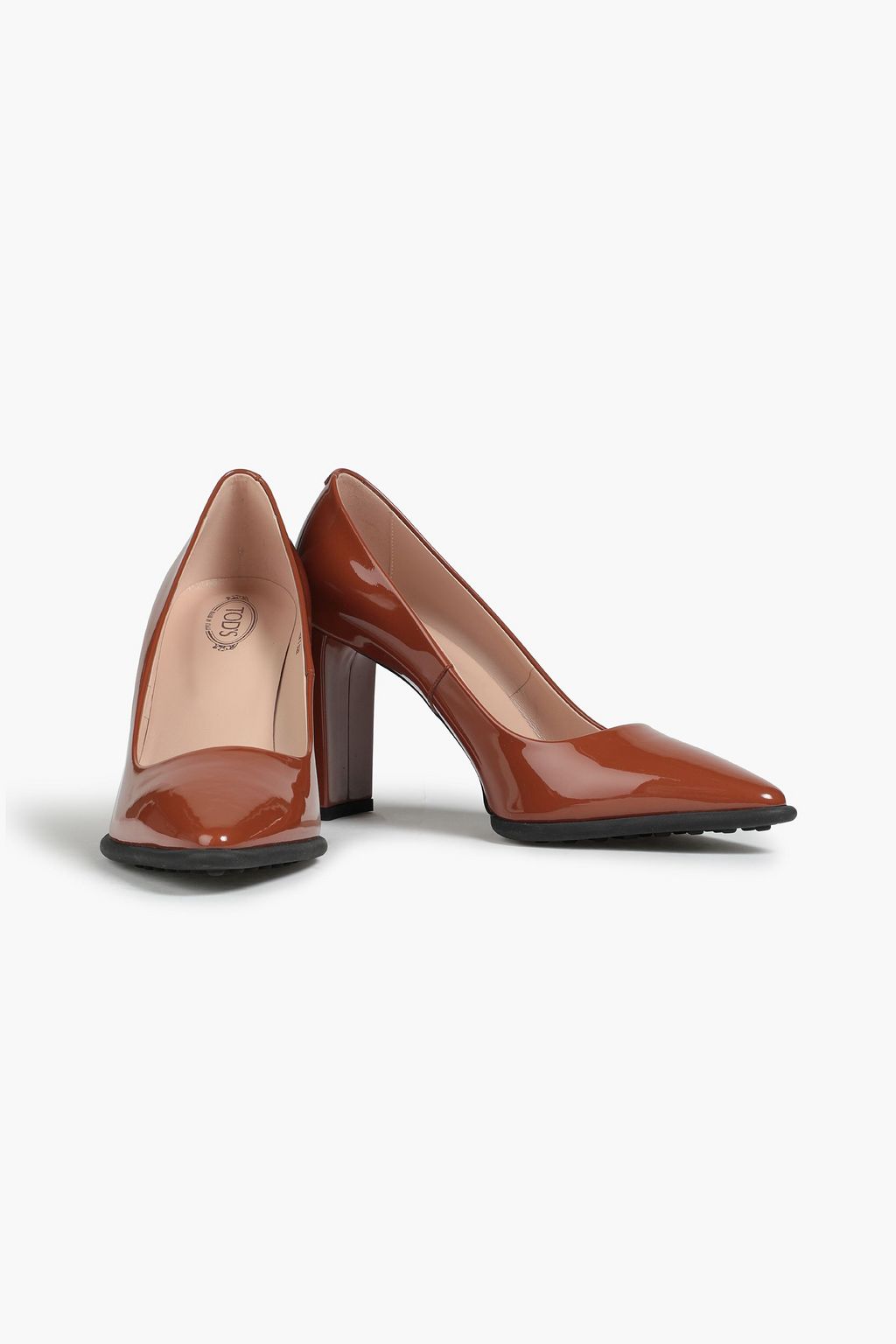 tod's patent leather pumps