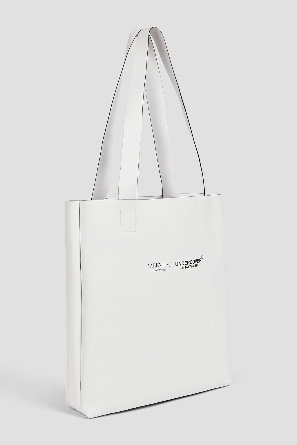 VALENTINO GARAVANI WITH UNDERCOVER Printed textured-leather tote