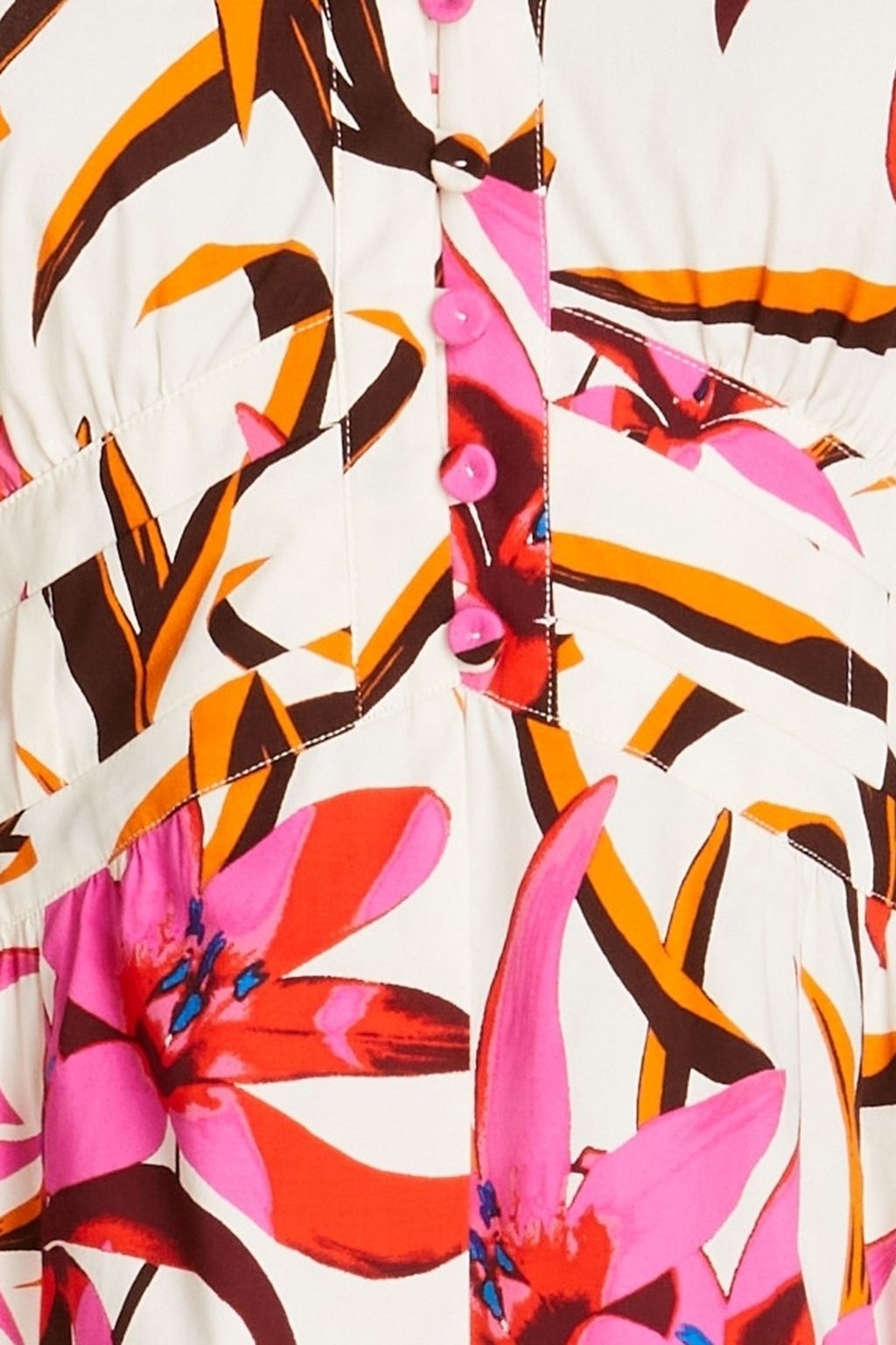 DIANE VON FURSTENBERG Melissa floral-print cotton-blend poplin midi dress