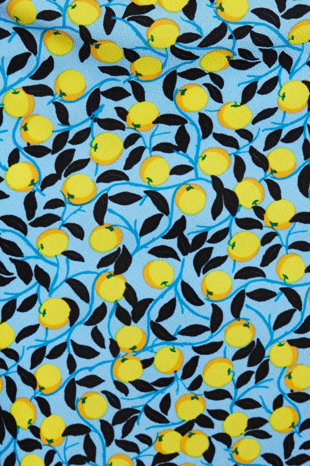 DIANE VON FURSTENBERG Delphine printed crepe midi skirt