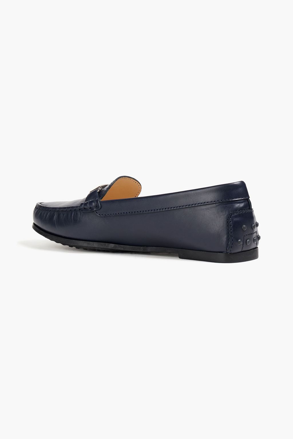 TOD'S Embellished leather loafers