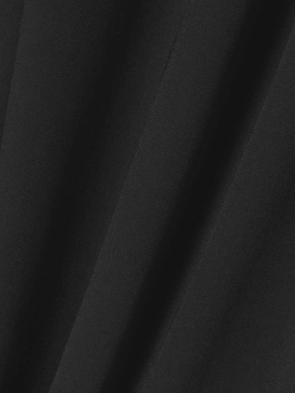 stretch-crepe turtleneck dress